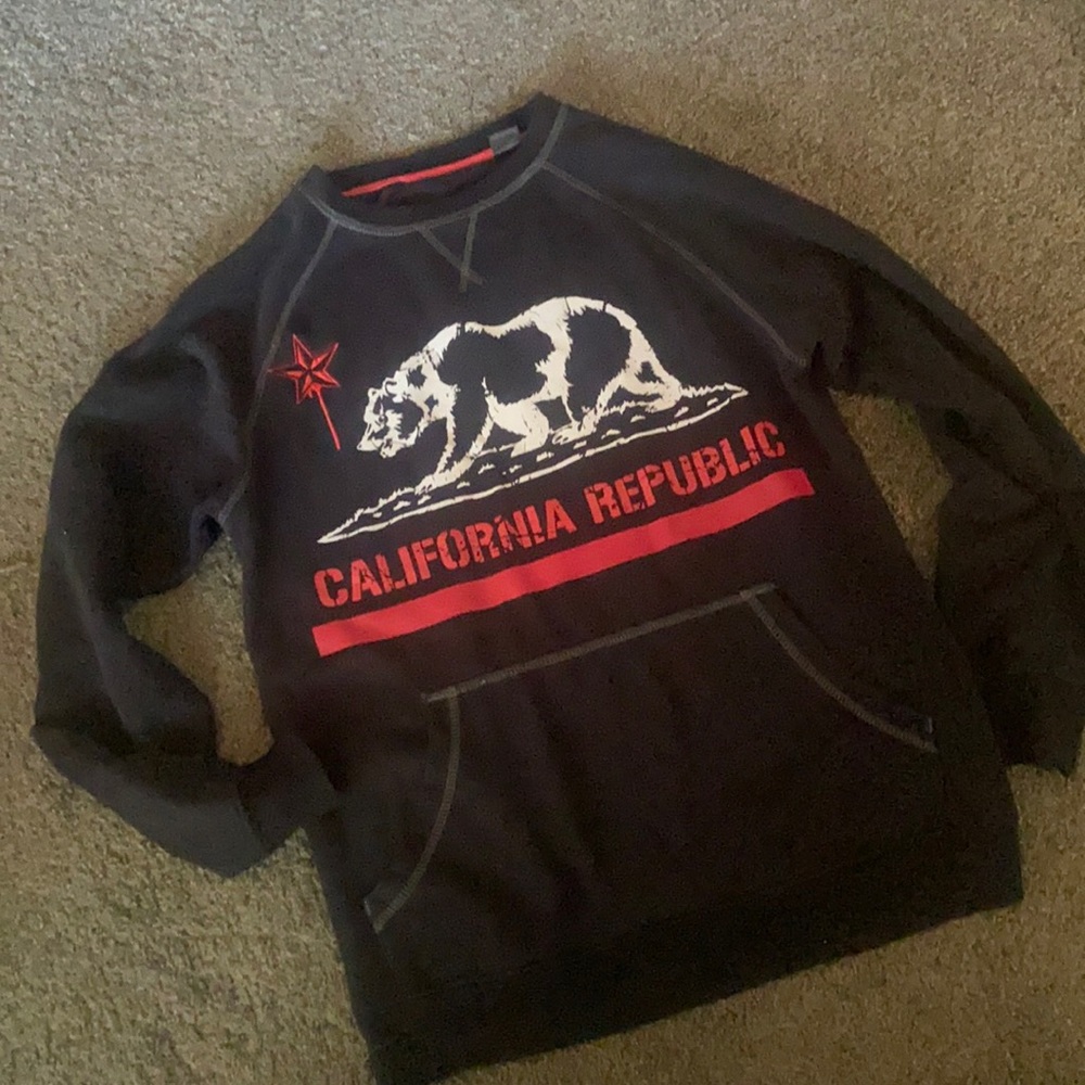 SoCal California Republic black sweatshirt size m